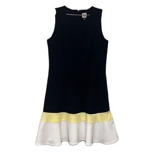 Annie Klein, Sleeveless, Scoop Neckline, Beautiful Hem Dress, Multi, Size 10